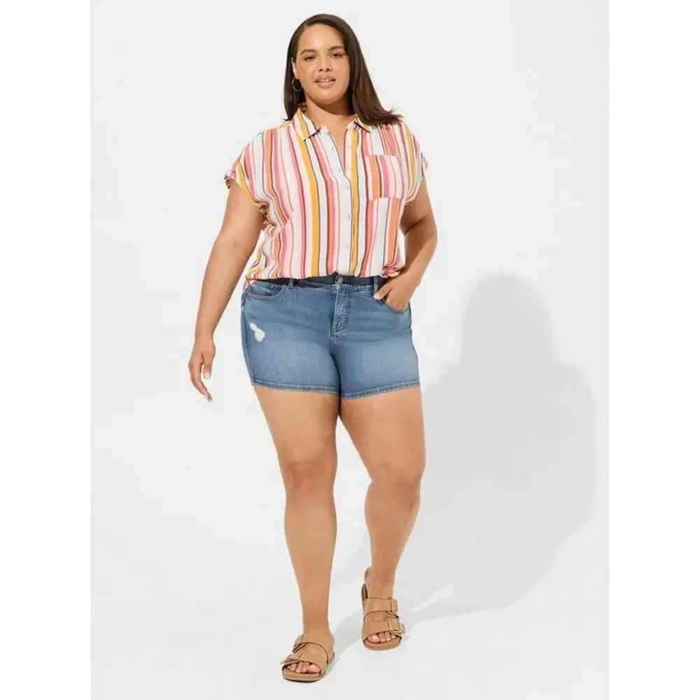 NWT Torrid Crinkle Gauze Dolman shirt size 4-4X-26